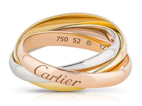 bague trinity carrée|trinity de cartier jewellery.